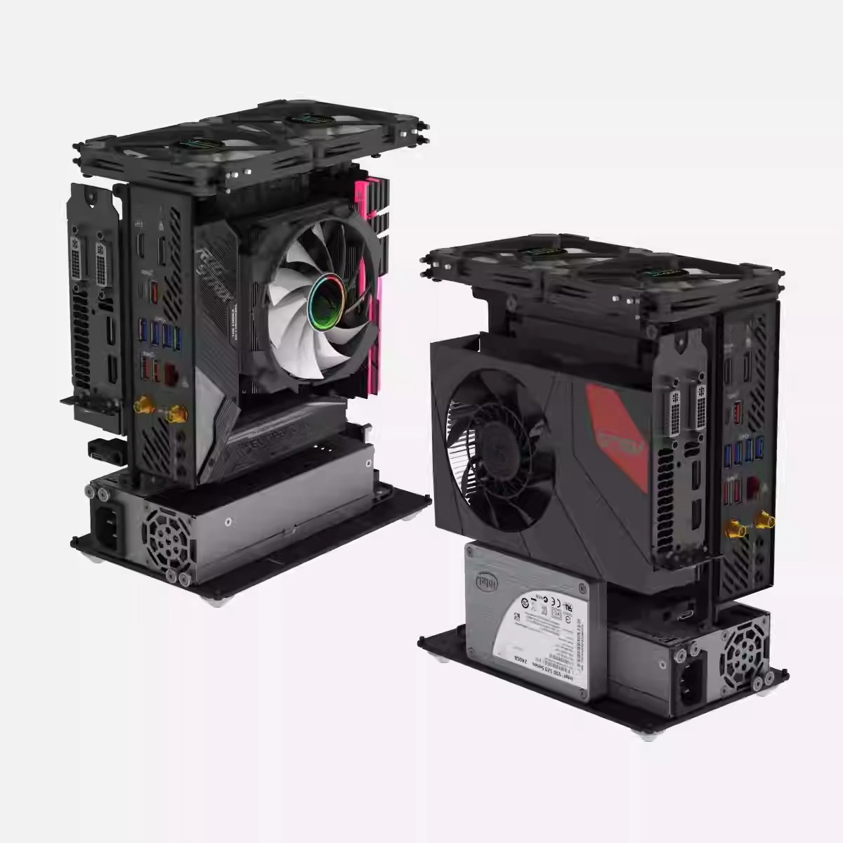 Sff Mini Itx Cnc Aluminum Chassis - A4サイズのミニITXコンピュータシャーシ、CNC加工アルミニウム製PCケース、バージョン5.0コンパクトSFFキャビネット、ミニITXマザーボードDIY用