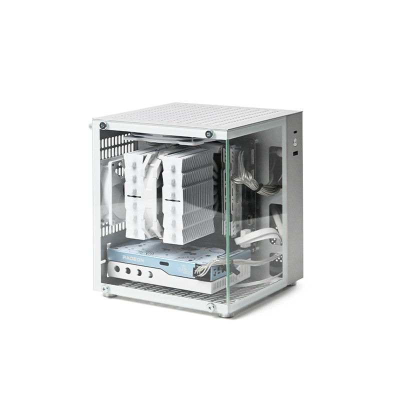 11L アルミ製ポータブルITX PCケース、キャリーハンド - Portable Aluminum Itx Case Carry Handle のレビューと価格